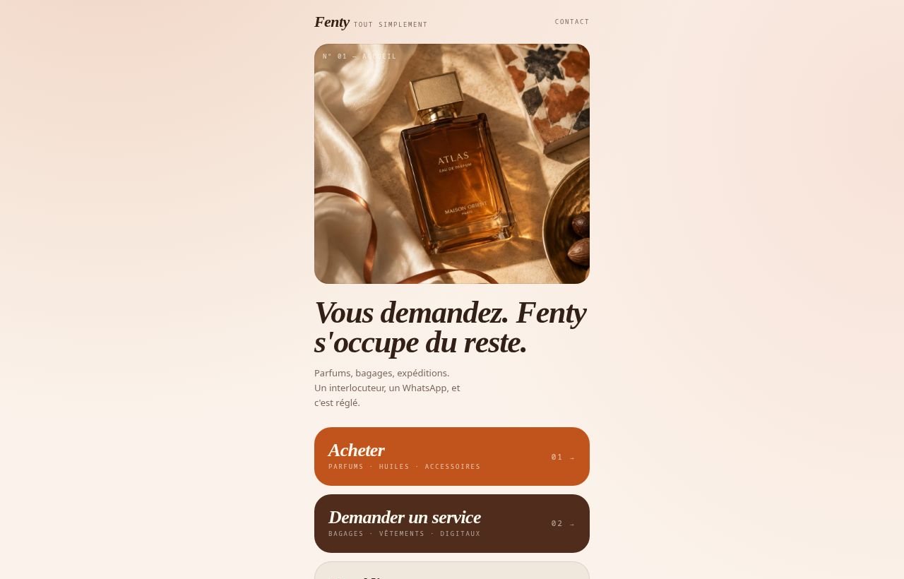 Accueil du site Fenty Magic Flow