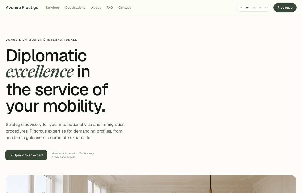 Accueil du site Immigrant Journey Co